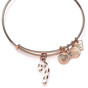 New! Alex and Ani candy cane holiday bracelet